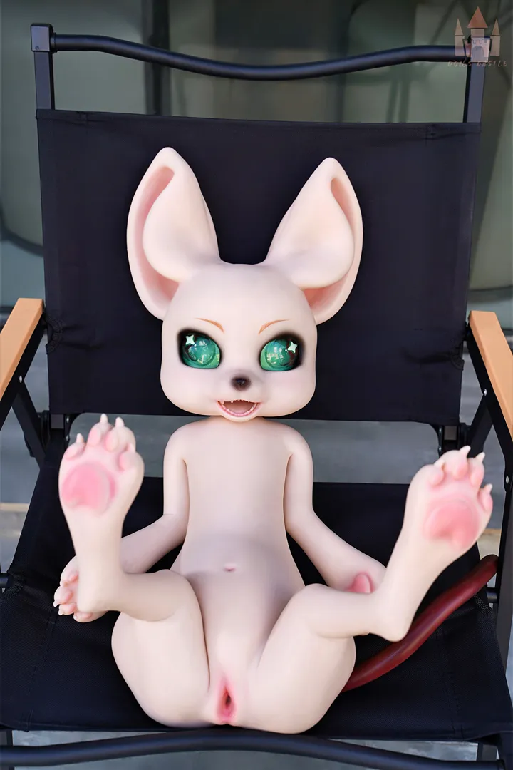 80cm (2ft7) Furry All-In-One Silicone Sex Doll - Cheese Mouse